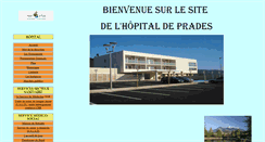 Desktop Screenshot of hopital-prades.fr